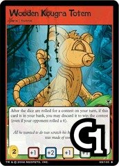 Wooden Kougra Totem